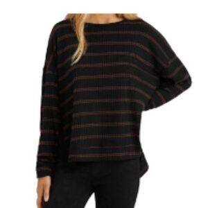 Sanctuary Slow Time Waffle-Knit Tunic Brown Small NWT